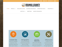 Tablet Screenshot of orangecountyedc.com